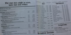 Prices in Berlin for food in restaurants, beer, wine and other beverages